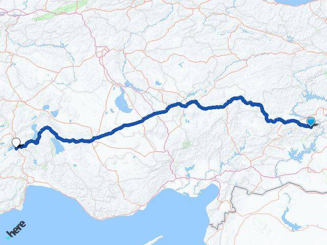 Malatya Pütürge Burdur Arası Kaç Km - Yol Haritası