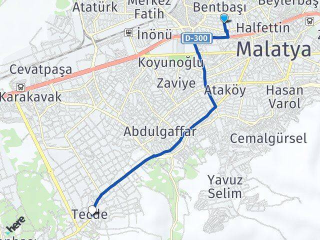 Çavuşoğlu Tecde Arası Kaç Km - Yol Tarifi