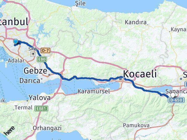 Maltepe Üniversitesi Akçay Arası Kaç Km - Yol Tarifi
