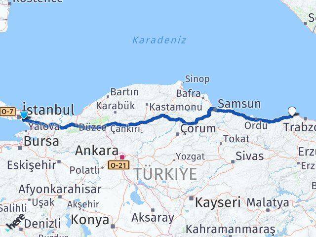 Maltepe Üniversitesi Beşikdüzü Arası Kaç Km - Yol Tarifi