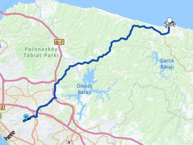 Maltepe Üniversitesi Şile Arası Kaç Km - Yol Tarifi