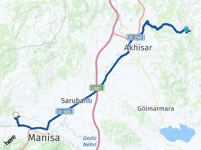 Hacıibrahimler Celal Bayar Üniversitesi Arası Kaç Km - Yol Tarifi