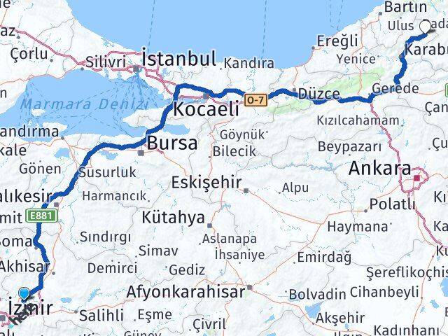 Manisa Eflani Arası Kaç Km - Yol Tarifi