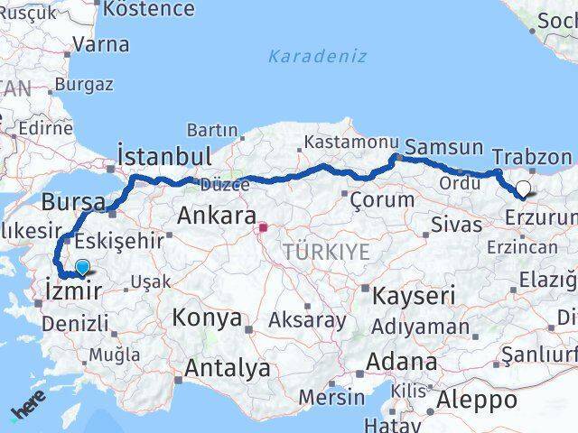 Gördes Gümüşhane Arası Kaç Km - Yol Tarifi
