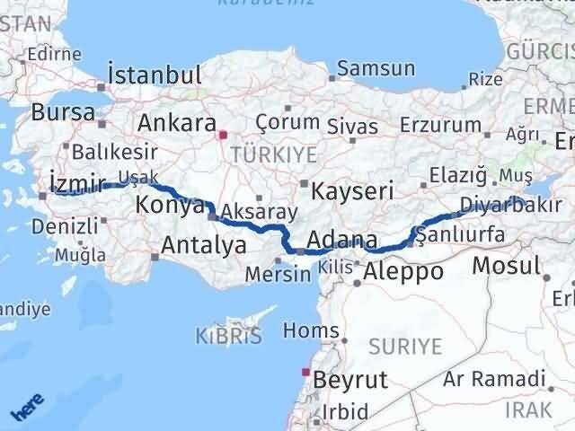 Manisa Hizan Bitlis Arası Kaç Km - Yol Haritası