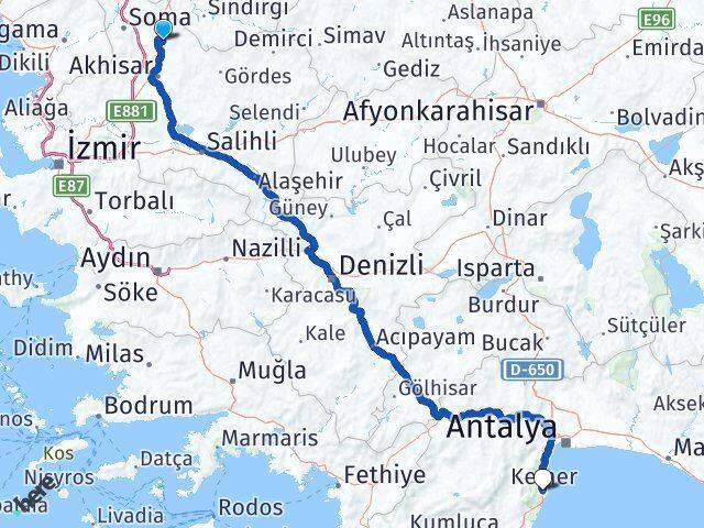 Alifakı Kemer Arası Kaç Km - Yol Tarifi