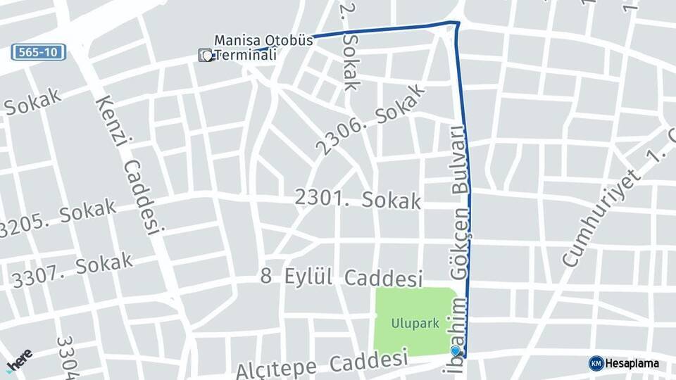 Manisa Manisa Otogarı Arası Kaç Km - Yol Tarifi