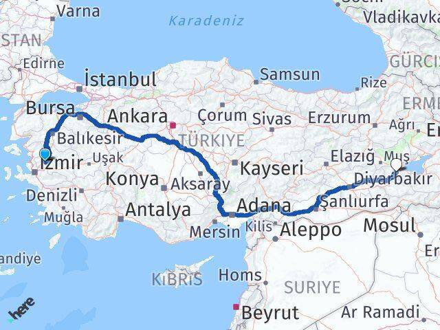 Saruhanlı Bitlis Arası Kaç Km - Yol Tarifi