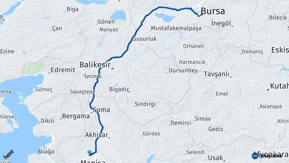 Saruhanlı Bursa Arası Kaç Km - Yol Tarifi