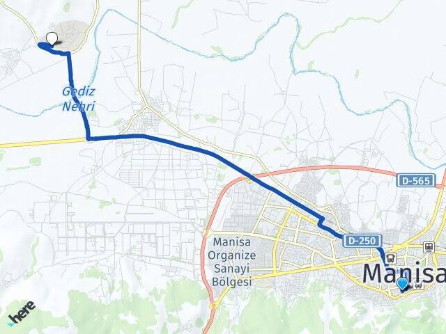 Adakale Celal Bayar Üniversitesi Arası Kaç Km - Yol Tarifi