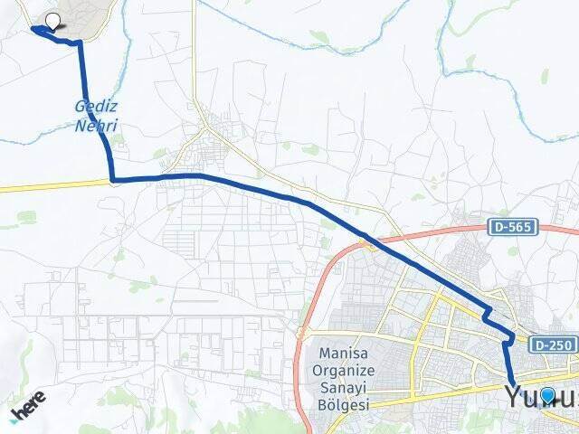Merkez Efendi Celal Bayar Üniversitesi Arası Kaç Km - Yol Tarifi