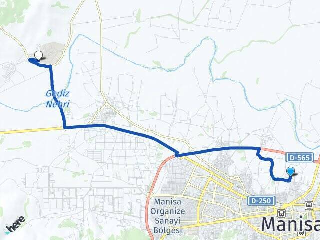 Spil Celal Bayar Üniversitesi Arası Kaç Km - Yol Tarifi