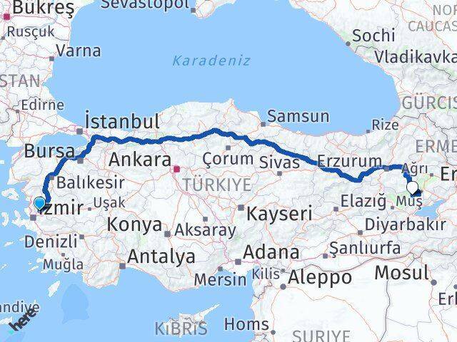 Uncubozköy Bulanık Arası Kaç Km - Yol Tarifi