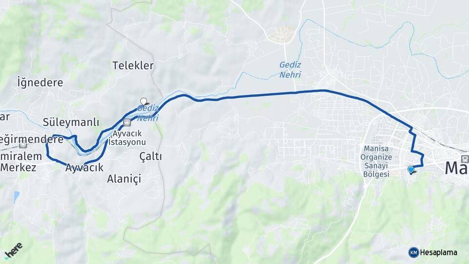Uncubozköy Şehzadeler Arası Kaç Km - Yol Tarifi