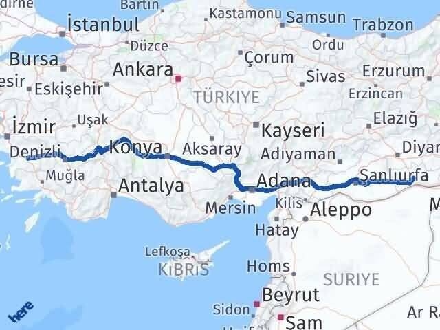 Artuklu Aydın Arası Kaç Km - Yol Tarifi