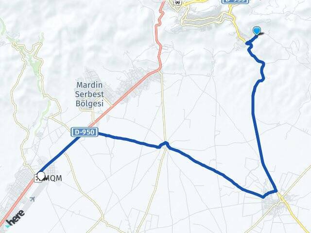 Eskikale Mardin Havalimanı Arası Kaç Km - Yol Tarifi