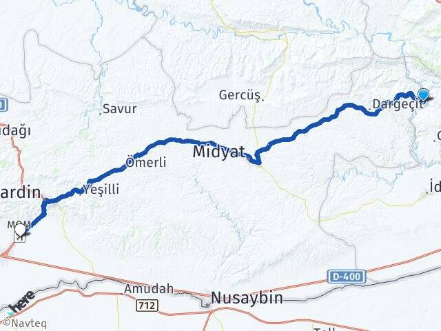 Kartalkaya Mardin Havalimanı Arası Kaç Km - Yol Tarifi