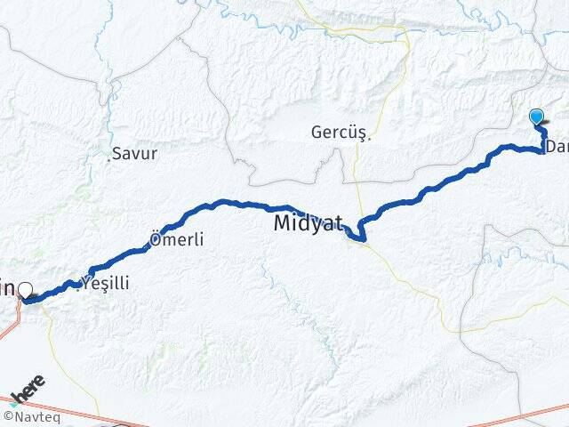 Korucu Artuklu Otogar Arası Kaç Km - Yol Tarifi