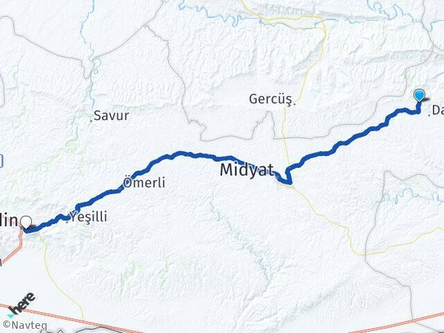 Kumdere Artuklu Otogar Arası Kaç Km - Yol Tarifi