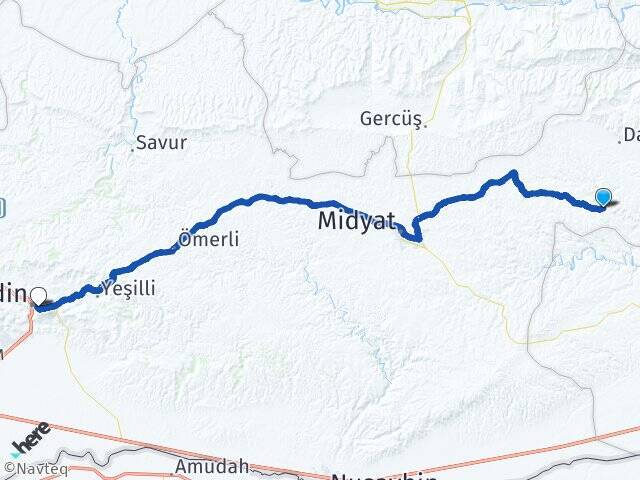 Tanyeri Artuklu Otogar Arası Kaç Km - Yol Tarifi
