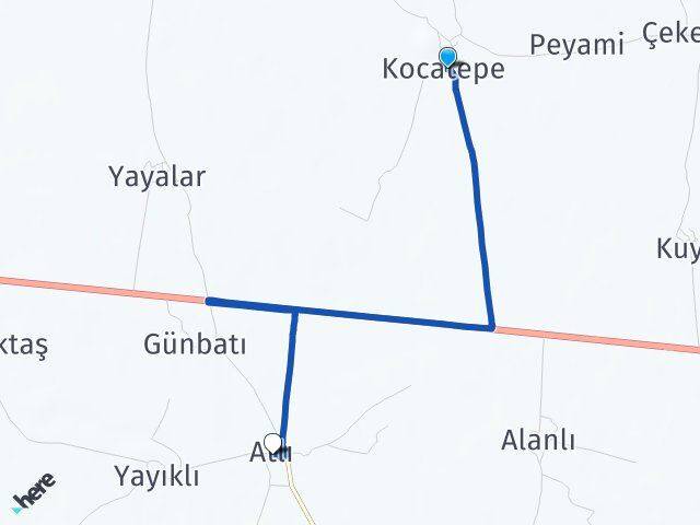 Kocatepe Derik Arası Kaç Km - Yol Tarifi