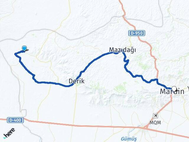 Kuruçay Artuklu Otogar Arası Kaç Km - Yol Tarifi