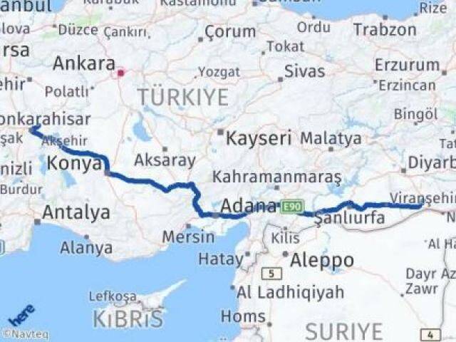 Mardin İscehisar Afyonkarahisar Arası Kaç Km - Yol Haritası