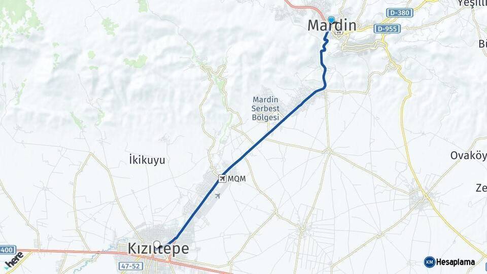 Mardin Kızıltepe Arası Kaç Km - Yol Haritası
