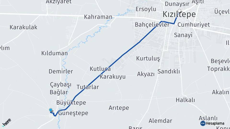 Hocaköy Kızıltepe Arası Kaç Km - Yol Tarifi