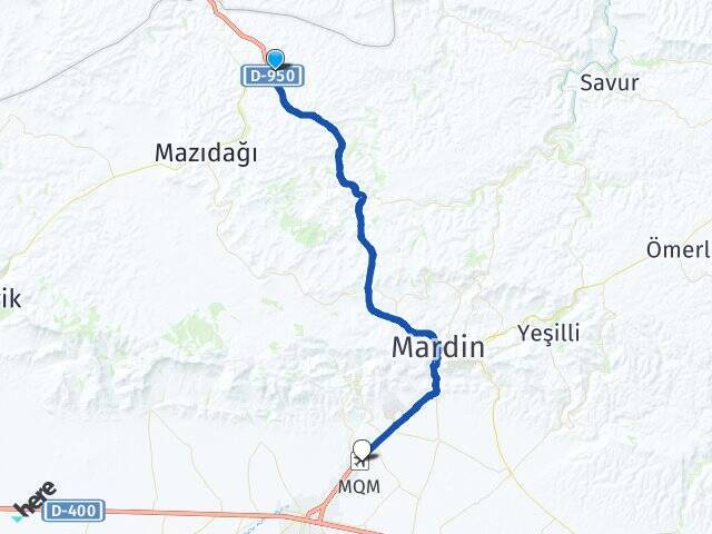 Aksu Mardin Havalimanı Arası Kaç Km - Yol Tarifi
