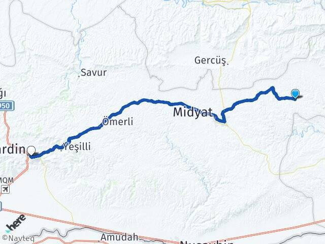 Anıtlı Artuklu Otogar Arası Kaç Km - Yol Tarifi