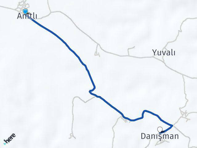 Anıtlı Danışman Arası Kaç Km - Yol Tarifi