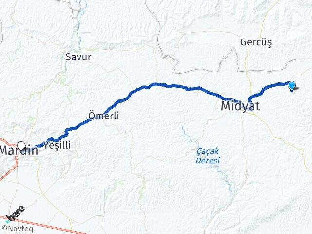 Narlı Artuklu Otogar Arası Kaç Km - Yol Tarifi