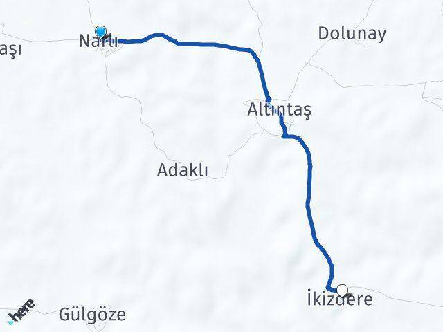 Narlı İkizdere Arası Kaç Km - Yol Tarifi
