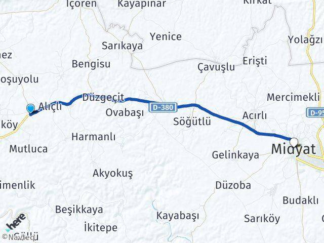 Anıttepe Midyat Arası Kaç Km - Yol Tarifi