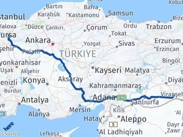 Mardin Osmaneli Bilecik Arası Kaç Km - Yol Haritası