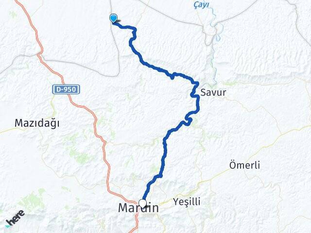 İşgören Artuklu Otogar Arası Kaç Km - Yol Tarifi