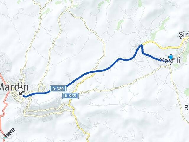 Yeşilli Artuklu Otogar Arası Kaç Km - Yol Tarifi