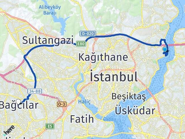 Medipol Üniversitesi Bağcılar Arası Kaç Km - Yol Tarifi