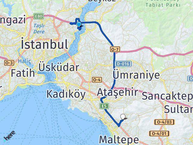 Medipol Üniversitesi Marmara Üniversitesi Arası Kaç Km - Yol Tarifi
