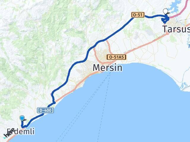 Adnan Menderes Tarsus Üniversitesi Arası Kaç Km - Yol Tarifi