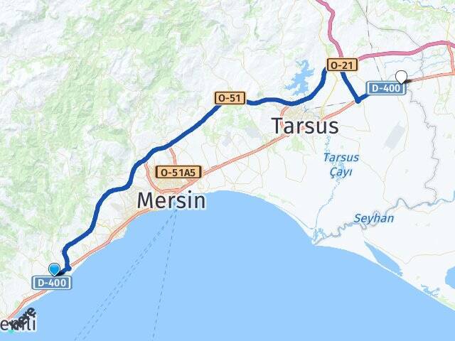 Kargıpınarı Çağ Üniversitesi Arası Kaç Km - Yol Tarifi