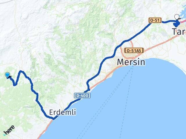 Yağda Tarsus Üniversitesi Arası Kaç Km - Yol Tarifi