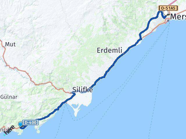 Büyükeceli Toroslar Arası Kaç Km - Yol Tarifi