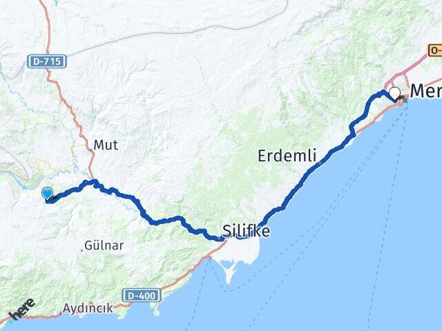 Kuskan Toros Üniversitesi Arası Kaç Km - Yol Tarifi