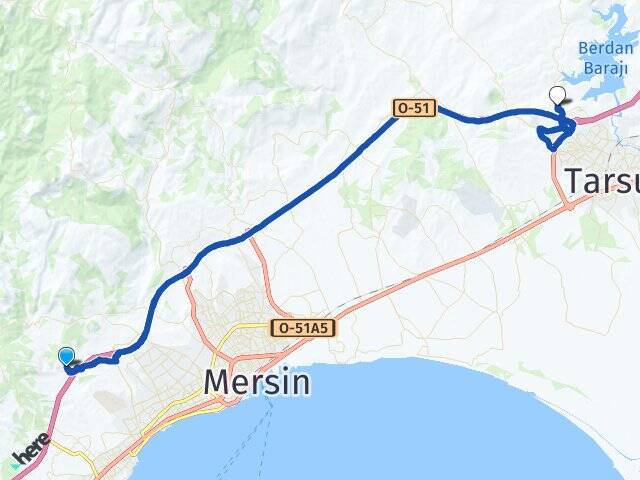 Bozön Tarsus Üniversitesi Arası Kaç Km - Yol Tarifi