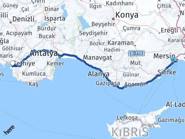 Davultepe Fethiye Arası Kaç Km - Yol Tarifi