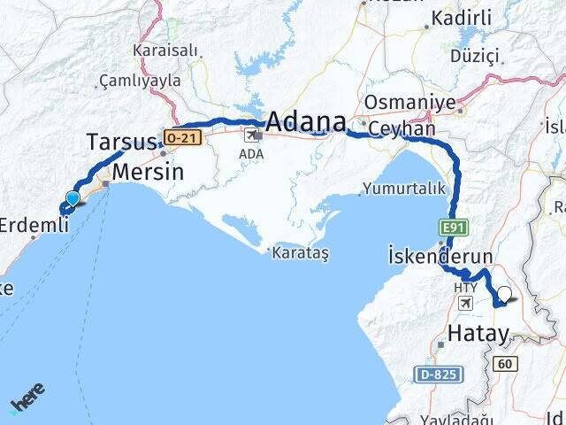 Davultepe Kumlu Arası Kaç Km - Yol Tarifi