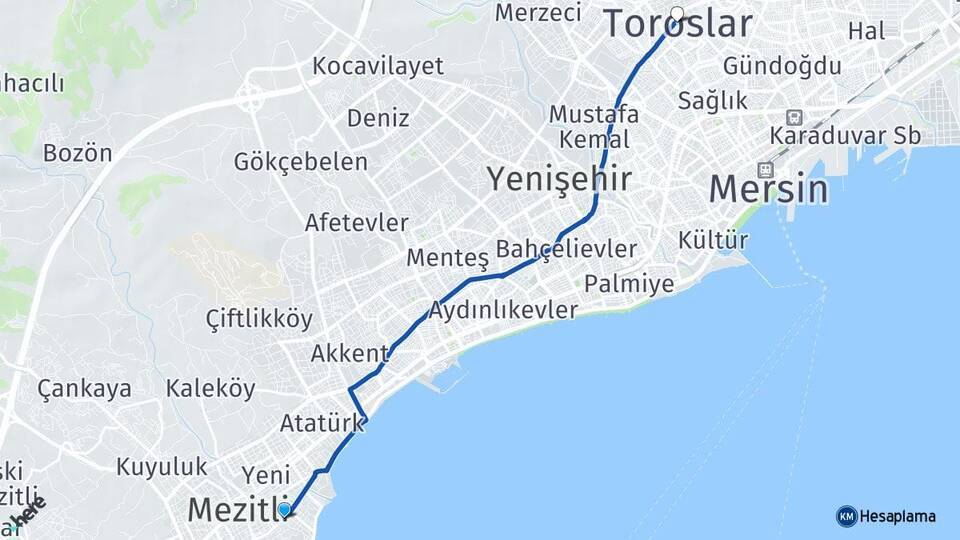 Viranşehir Toroslar Arası Kaç Km - Yol Tarifi