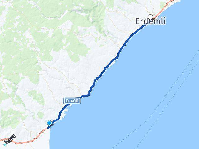 Atakent Erdemli Arası Kaç Km - Yol Tarifi